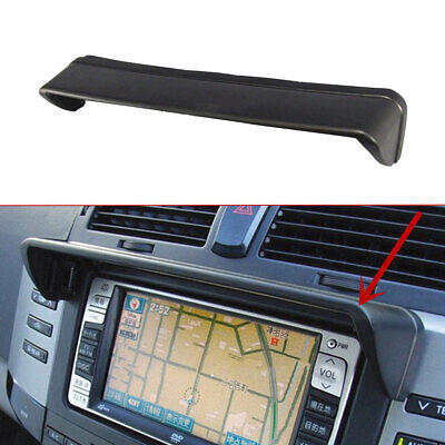 Car GPS Navigation Hood Visor Radio Sun Shade Cover Anti-Glare Accessories Black