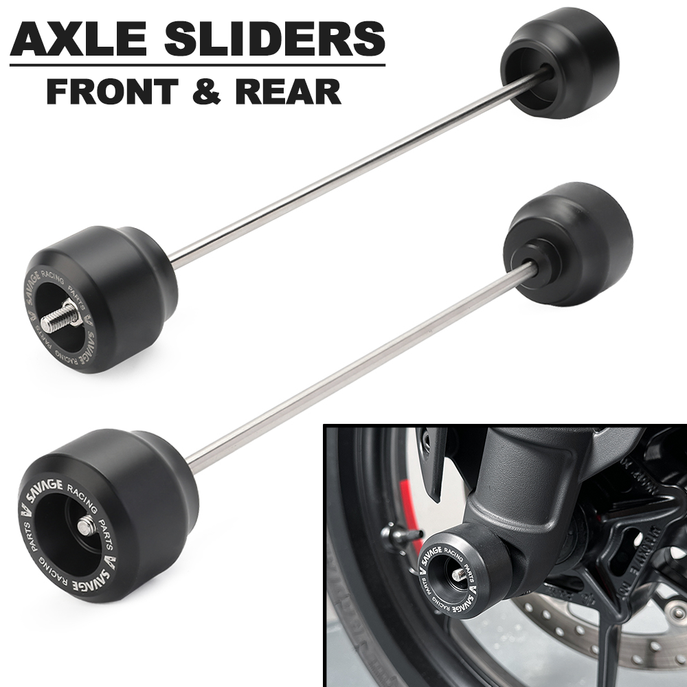 Front Rear Wheel Fork Axle Sliders Falling Crash Guard For CF-MOTO