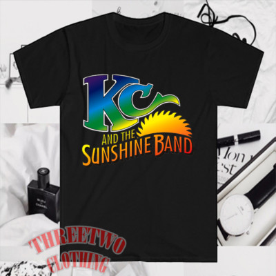KC Sunshine Men's Black T-Shirt Size S to 5XL