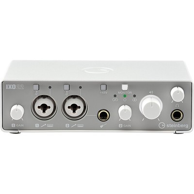 Steinberg IXO22 Audio Interface with Two Mic Preamps White
