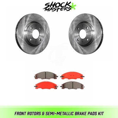 Front Rotors & Semi-Metallic Brake Pads for 2008-2011 Ford Focus