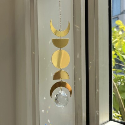 Retro style decorative sun catcher wind chime pendant home Bohemian wind