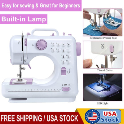 Electric Sewing Machine Portable Crafting Mending Machine 12
