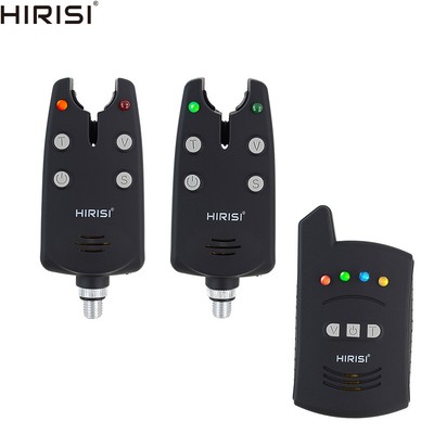 Hirisi Electronic Fishing Alarm 1+2 Set Wireless Bite Alarm for European Carp