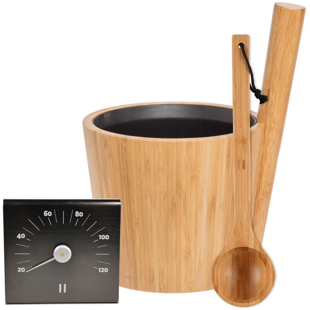 Saunazubehör SET Rento Saunaeimer Sau...