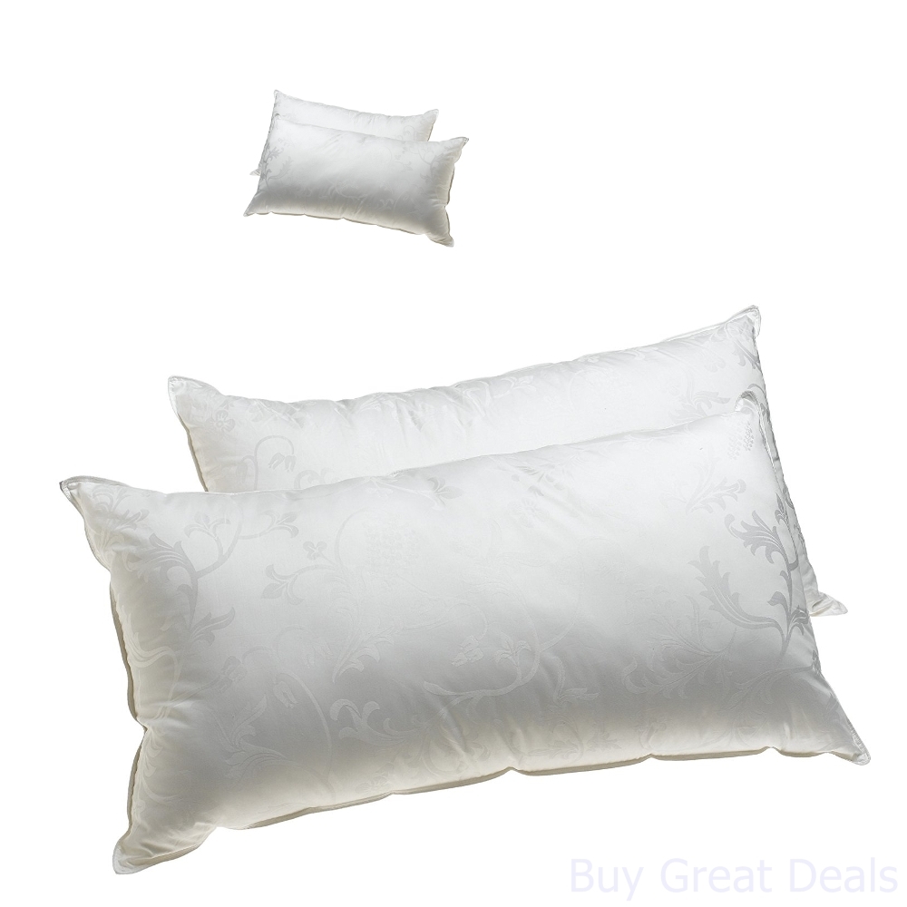 Best Set Of 2 Gel Filled Pillows Set King Size Foam Down Dream