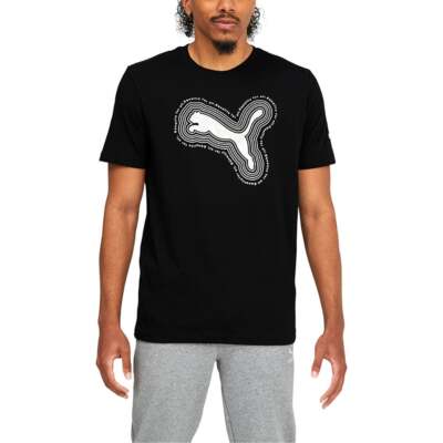 

Футболка Puma Equality For All с круглым вырезом и короткими рукавами, мужская, черная, спортивная, Черный, Puma Equality For All Graphic Crew Neck Short Sleeve T-Shirt