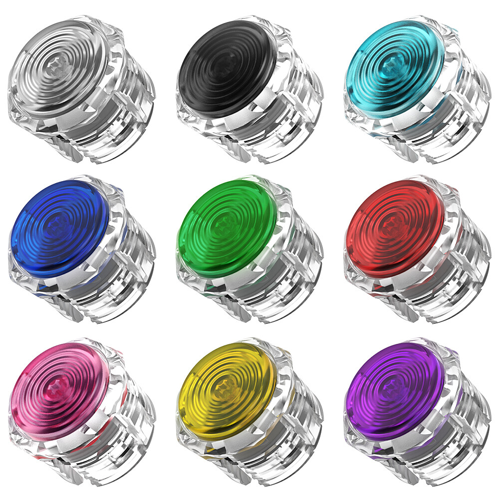 GamerFinger 30mm ボタン8個 Gamerfinger HBFS-30-G3-BUCKLE Crystal (30mm) Cherry MX