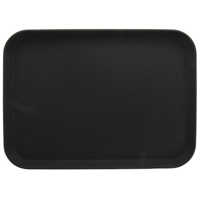 HUBERT  Serving Tray Nonskid Black Rectangular- 22'' L x 16'' W x 1'' H