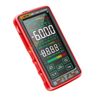 Smart LCD Digital Multimeter 6000Counts AC/DC Voltage Tester Resistance Meter