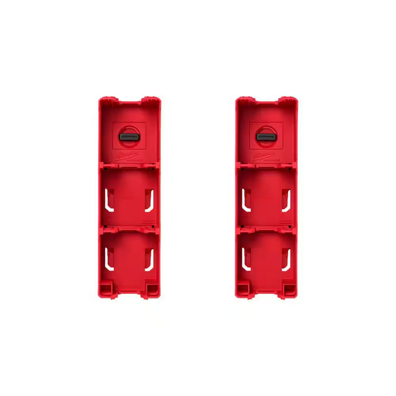 Milwaukee Packout M18 Battery Rack 2 Pack Secure Mount Modular Storage Organizer