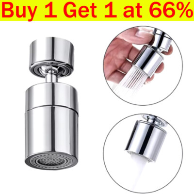 360° Swivel Kitchen Tap Head Faucet Water Saving Filter Sprayer Sink Aerator UK