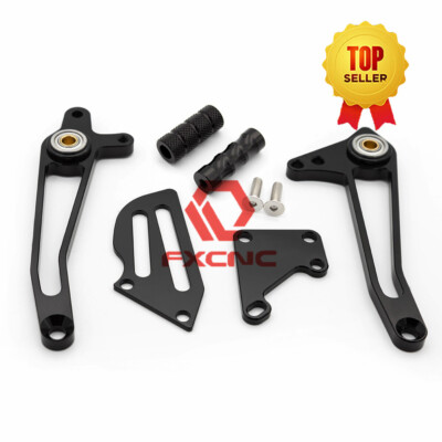For MC28 PGM4 1994-97 Brake Shift Pedal/Wing Rearsets pegs PGM2 PGM3 90-93 Black