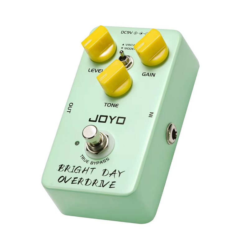 JF-25 BRIGHT DAY Overdrive Guitar Pedal from Vintage to Modern Tone High Gain Bl