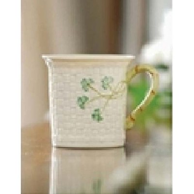 Belleek Shamrock Mug, China..