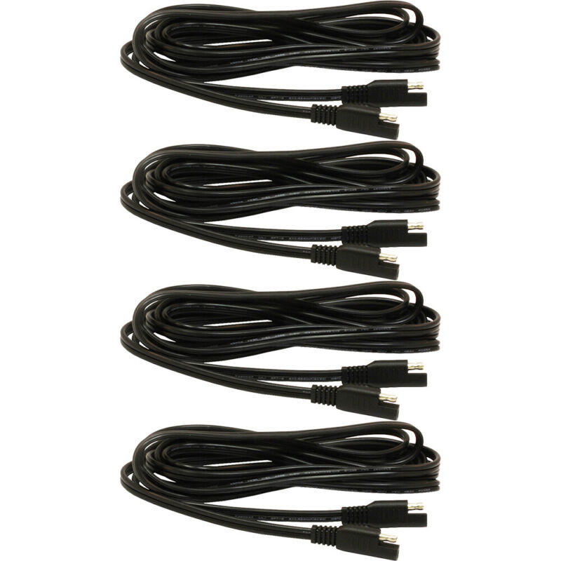 4 Pack Replacement for Deltran Battery Tender 12.5" Extension Cables 081014812