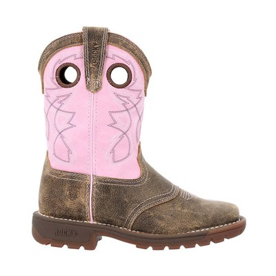 

Rocky Legacy 32 8 Square Toe Cowboy Youth Girls Brown, Pink Casual Boots RKW04, Rocky Legacy 32 8" Square Toe Cowboy Youth