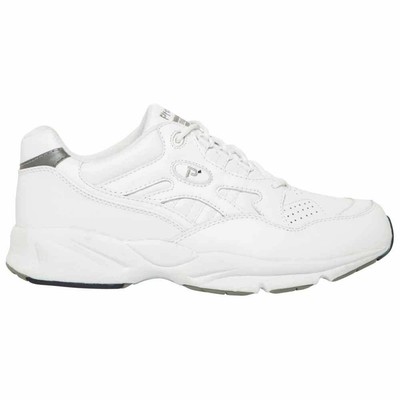 

Propet Stability Walker Walking Мужские белые кроссовки Спортивная обувь M2034-WHT, Белый, Propet Stability Walker Walking