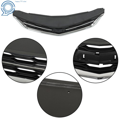 Front Upper and Lower Grille 2pcs For 2016-2018 Chevrolet Cruze Sedan