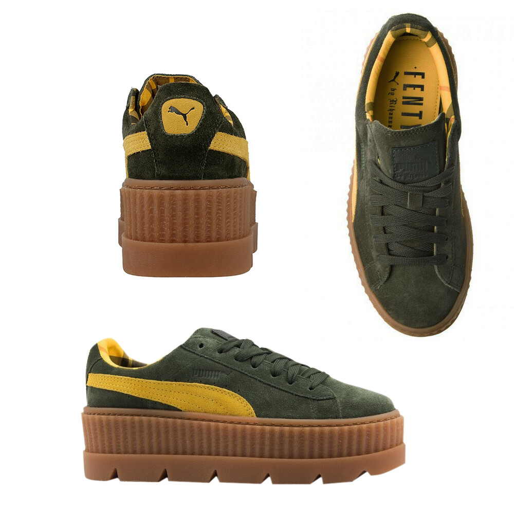 puma rihanna creepers mujer amarillo