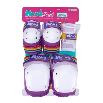 187 Killer Pads - Moxi Lavender Super Six Pack - Adult Knee Elbow & Wrist Safety