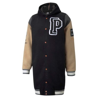 

Мужская черная повседневная спортивная верхняя одежда Puma Varsity Signature с капюшоном 532089, Черный, Puma Varsity Signature Hooded Jacket