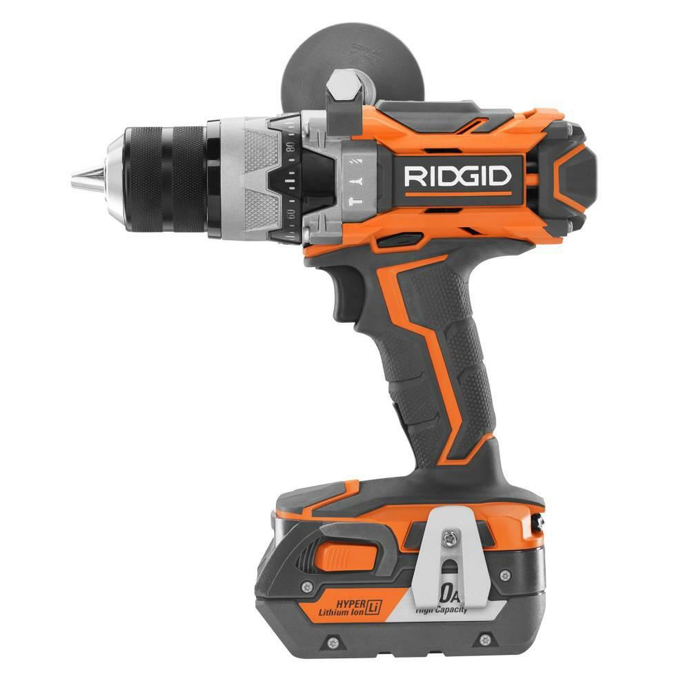 RIDGID 18-Volt Lithium-Ion Cordless 4-Tool Combo Kit with (2) 4.0 Ah Batteries
