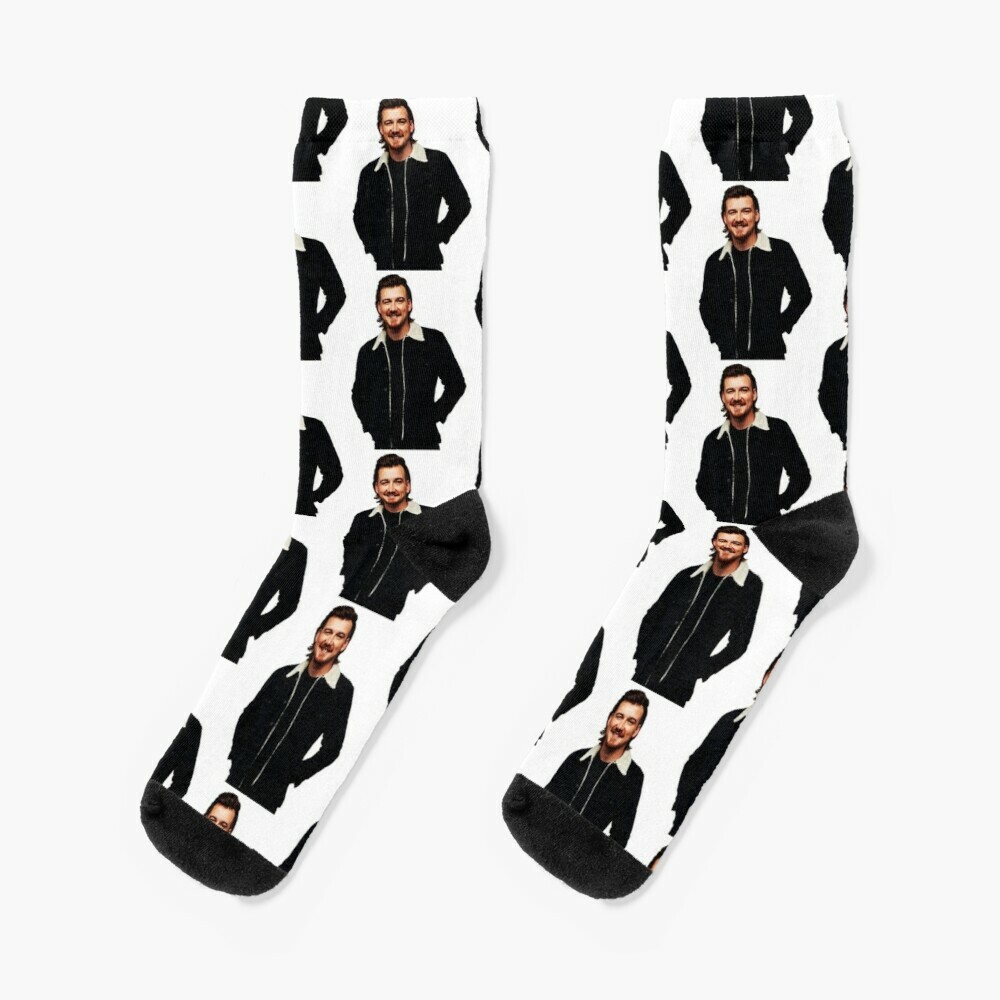 Morgan Wallen Singer Hosiery, Morgan Wallen Sock, Handsome Socks