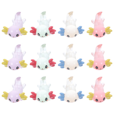12 Pcs Resin -landscape Ornaments Office Animal Statues for Home