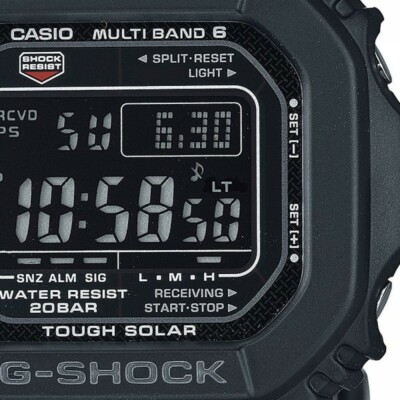 Pre-owned Casio G-shock Radio Solar Gw-m5610ubc-1jf Men\\\\\\\'s Watch Black Japan Import