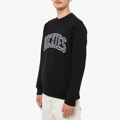 Dickies Aitkin Crewneck Мужчины черный/военно-воздушный синий