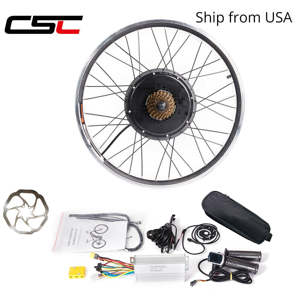 Electric Bike Motor Conversion Kit E-Bike 26 29 inch Hub wheel Ship From USA