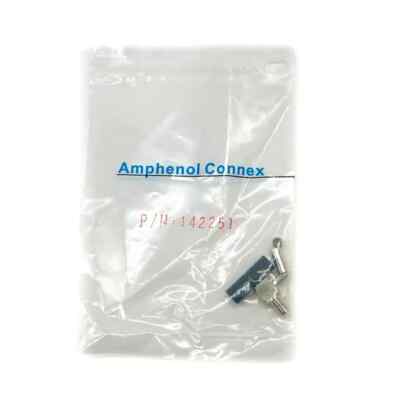 Amphenol 142251 SMB Connector Jack, Male Pin, 50 Ohm, Solder, In-Line