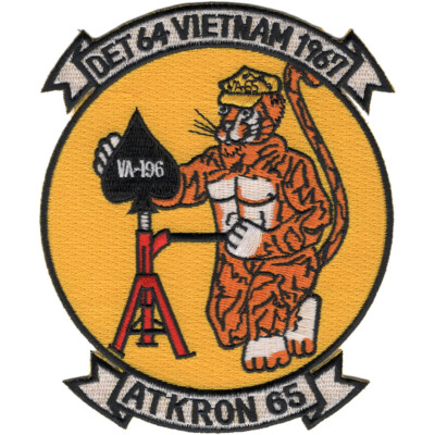 VA-65 DET-64 Vietnam 1967 Attack Squadron Patch