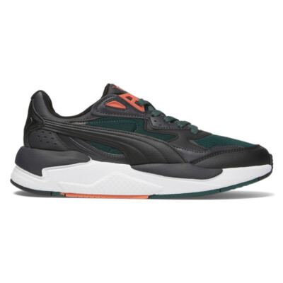 PUMA XRay Speed Wide Lace Up Mens Black, Green Sneakers