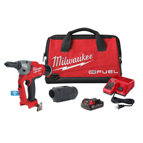 Milwaukee 2660-21CT M18 FUEL™ 1/4" Blind Rivet Tool w/ ONE-KEY™ Kit