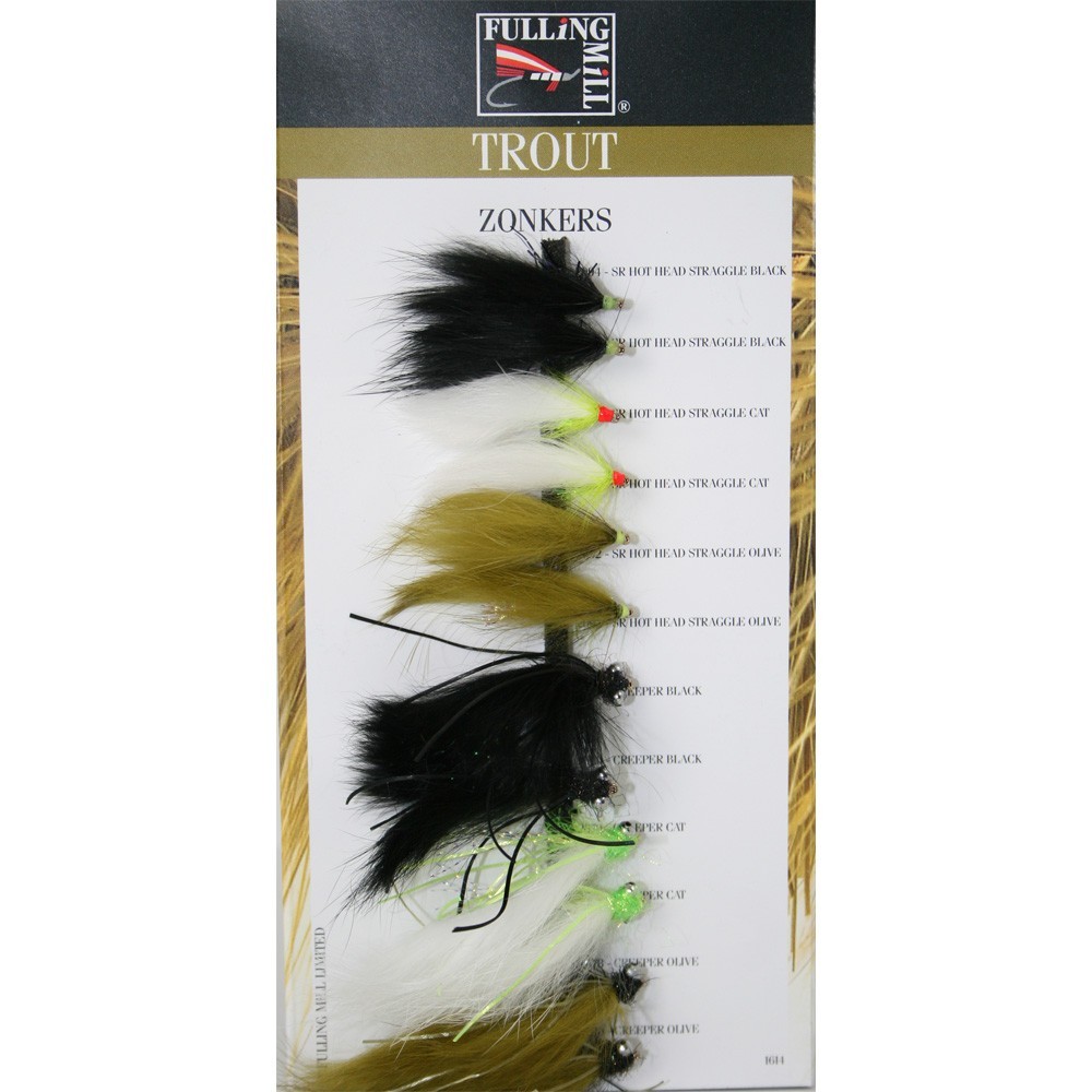 Mixed 10 To 14 pour pêche à la mouche pack de 8 Tiger Buzzers Buzzer Trout Fishing Flies
