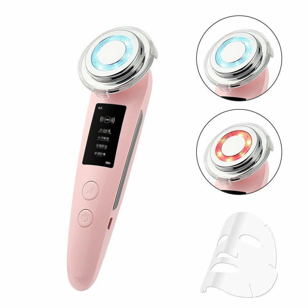 4 In1 RF Vibration Facial Massager Photon Therapy Skin Lifting