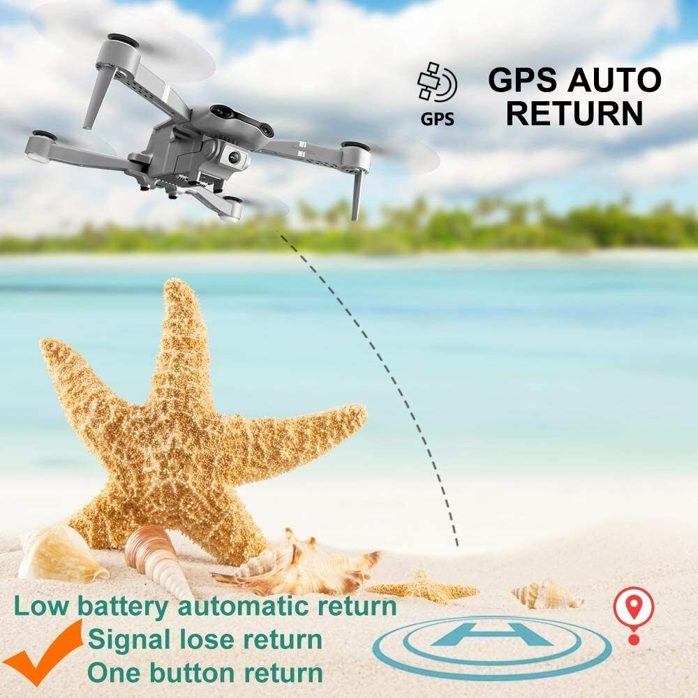 4DRC-F3 4K HD Wide Angle Camera GPS Drone FPV RC Quadcopter Wifi Follow Me