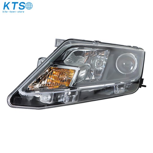 RH+LH For 2010 2011 2012 Ford Fusion Black Housing Halogen Headlights Assembly