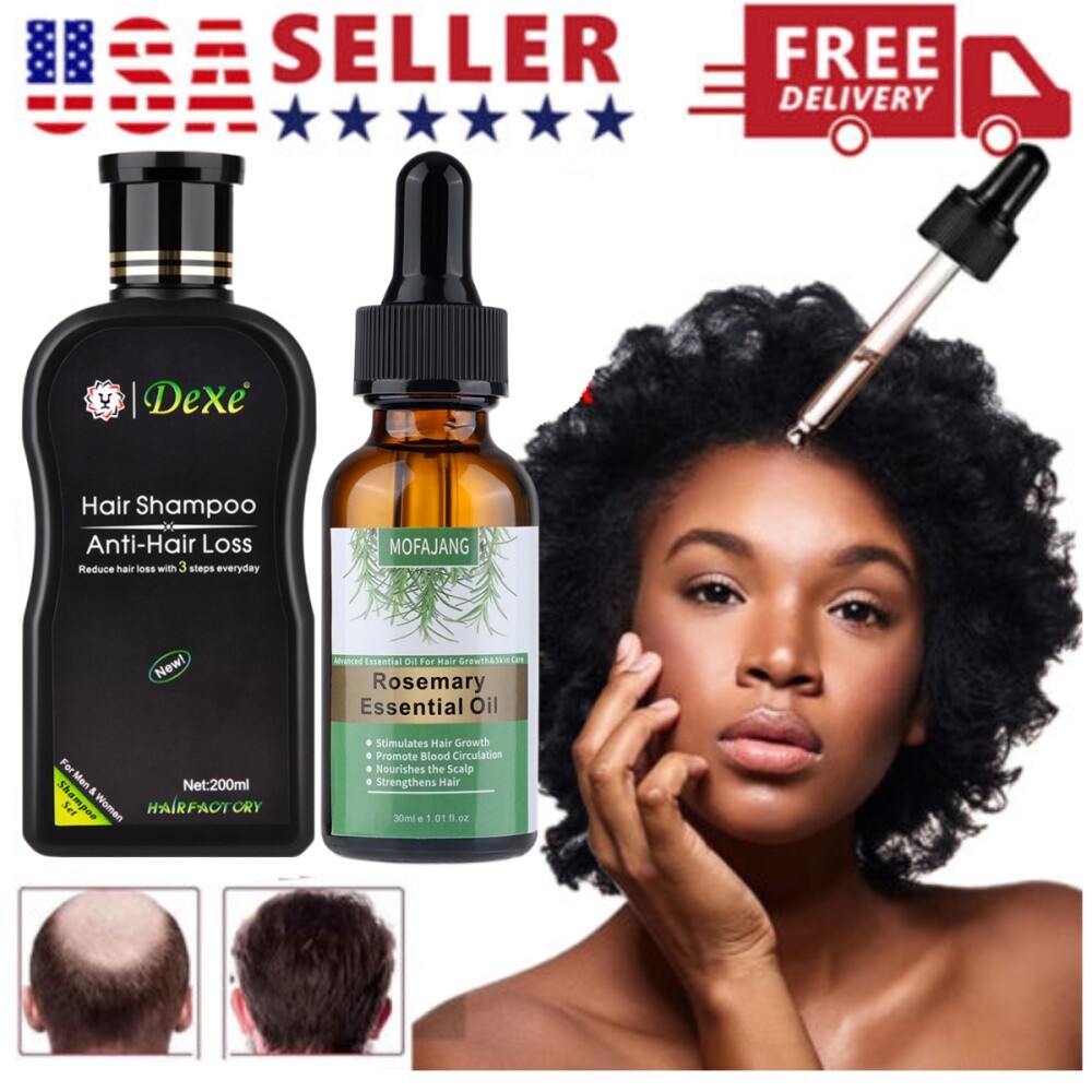 Dexe Anti-Hair Loss Shampoo Natural Rosemary Oil Hair Growth Regrowth Treatments