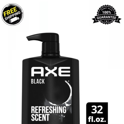 Axe Black Refreshing Daily Use Men's Body Wash, Frozen Pear & Cedarwood, 32 oz