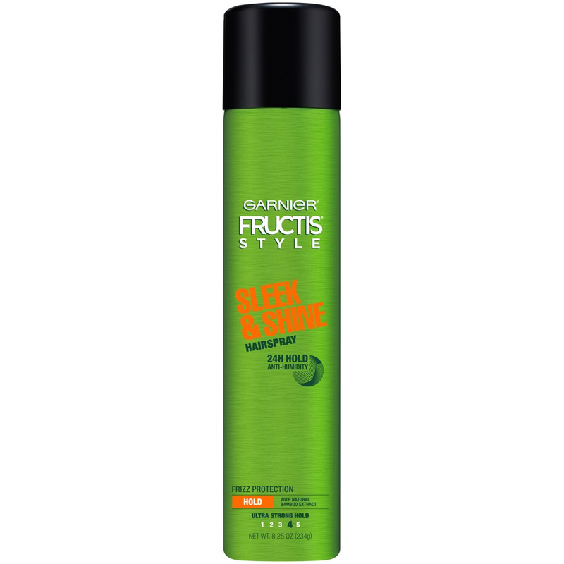 Garnier Fructis Style Sleek & Shine Anti-Humidity Hairspray, Ultra Strong Hold,