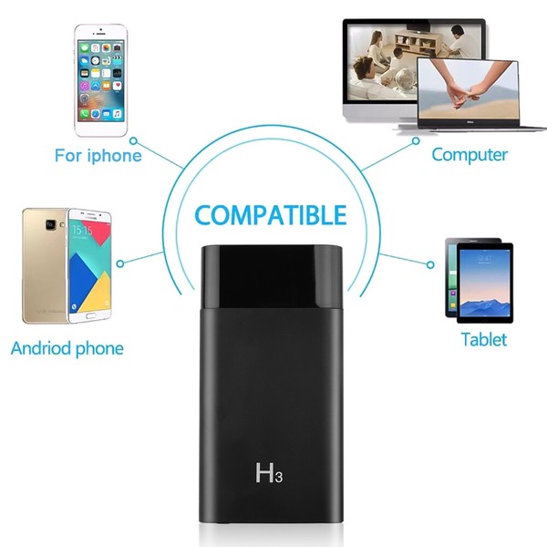 Universal compatibility accessory with smartphones, tablets, and computers.