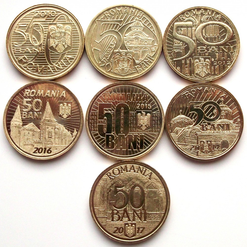 Монеты румынии