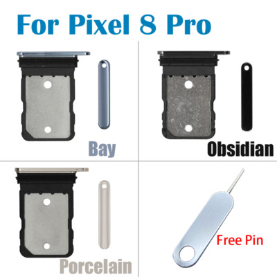 Original SIM Card Tray Nano Card Holder Slot For Google Pixel 8 / Pixel 8 Pro