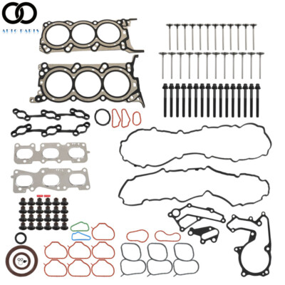 Head Gasket W/ Bolts & Intake Exhaust Valves For 2013-2020 Kia Santa Fe 3.3L V6