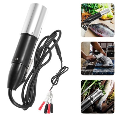  Battery Fish Scale Remover Electric Scraper Portable Scaler Scaling Machine