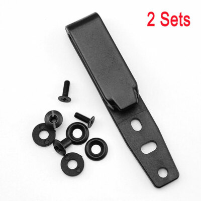 2/4/10Sets Hybrid 3 Hole Clip Holster Belt Grip Screw Tuckable For IWB OWB Kydex