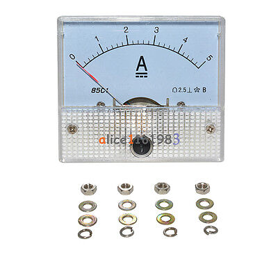 5A Analog Panel AMP Current Meter Ammeter Gauge Tester 85C1-A 85C1